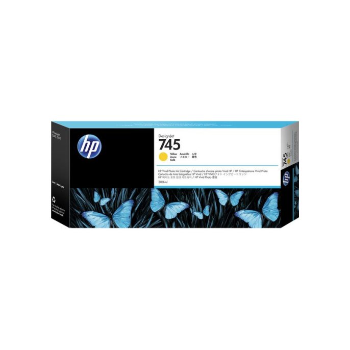 HP 745 Inktcartridge Hoog Rendement Geel