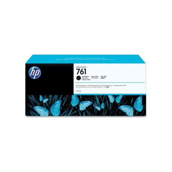 HP 761 Inktcartridge Mat zwart