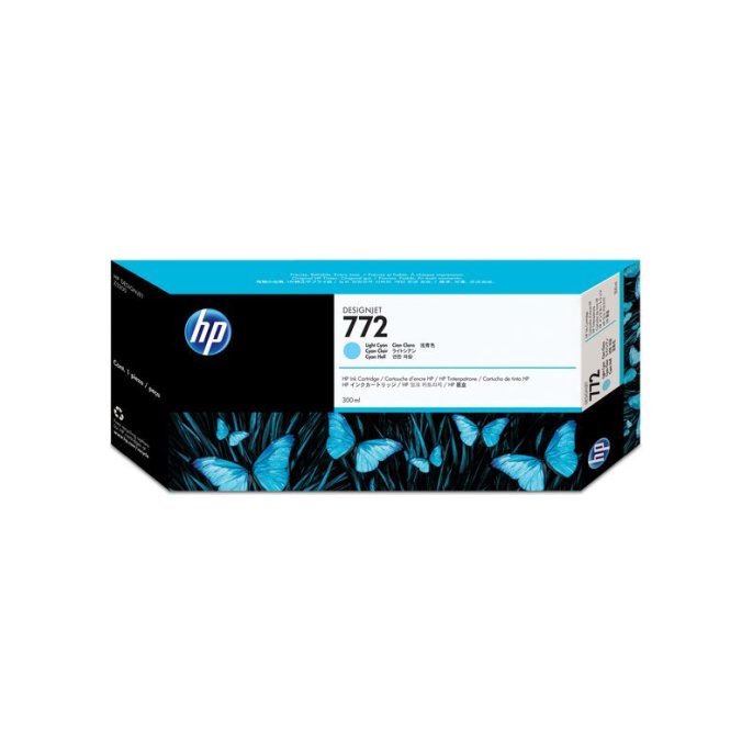 HP 772 Inktcartridge Licht Cyaan