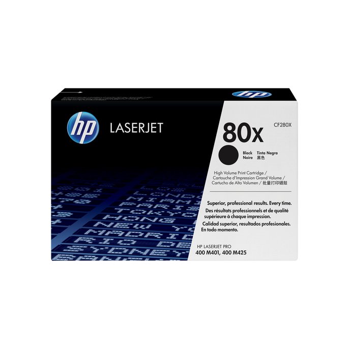 HP 80X Toner Hoog Rendement Zwart