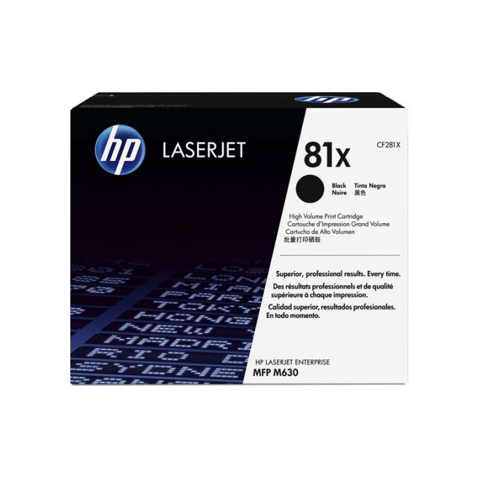 HP 81X Toner Hoog Rendement Zwart