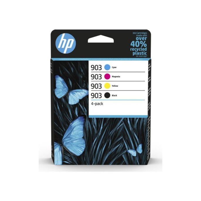 HP 903 (6ZC73AE) Inktcartridge / Zwart / Kleur / Standaard Capaciteit / 4-Pack (pak 4 stuks)