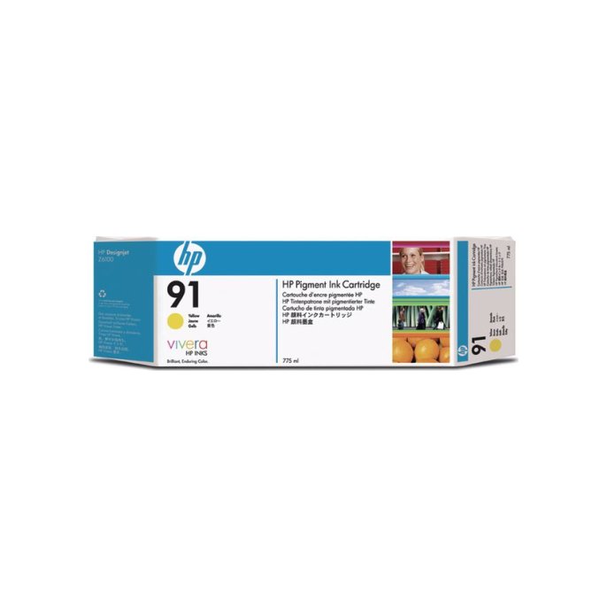 HP 91 Inktcartridge Geel