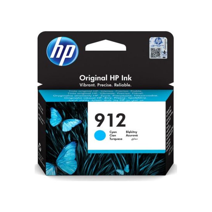 HP 912 Inktcartridge Cyaan