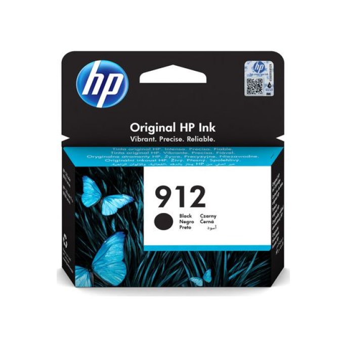 HP 912 Inktcartridge Zwart