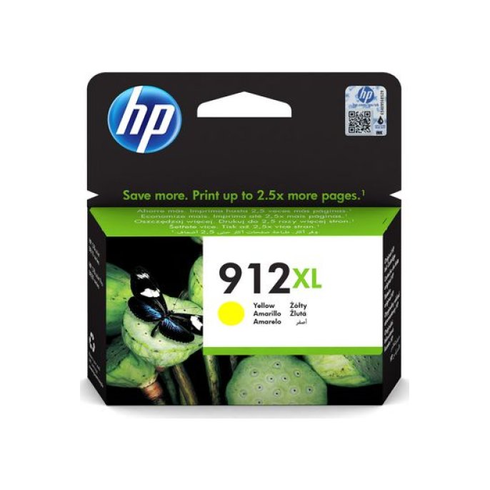 HP 912XL Inktcartridge Hoog Capaciteit Geel