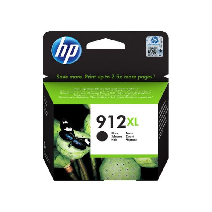 HP 912XL Inktcartridge Hoog Capaciteit Zwart