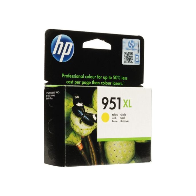 HP 951XL Inktcartridge Hoog Capaciteit Geel