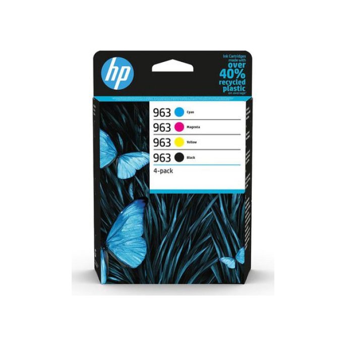 HP 963 inkjet 6ZC70AE multipack zwart en kleur (pak 4 stuks)