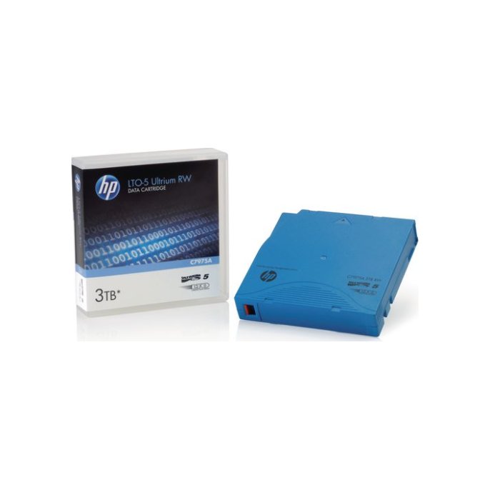 HP C7975A LTO-5 Ultrium RW Datacartridge 15 TB / 3 TB Blauw