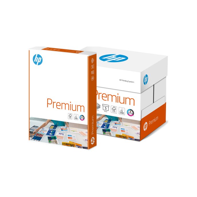 HP Premium papier A4 80 g/m² Wit (doos 5 x 500 vel)