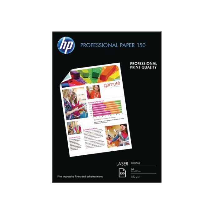 HP Professional Glossy Laser papier A4 150 g/m² CG965A (pak 150 vel)