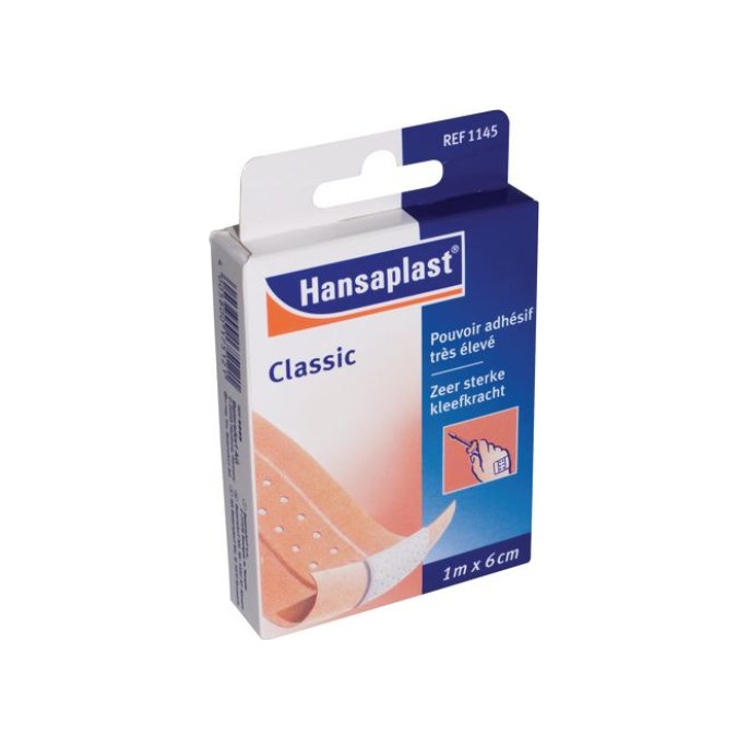 Hansaplast Pleisters Rol 1m x 6 cm (rol 1 meter)