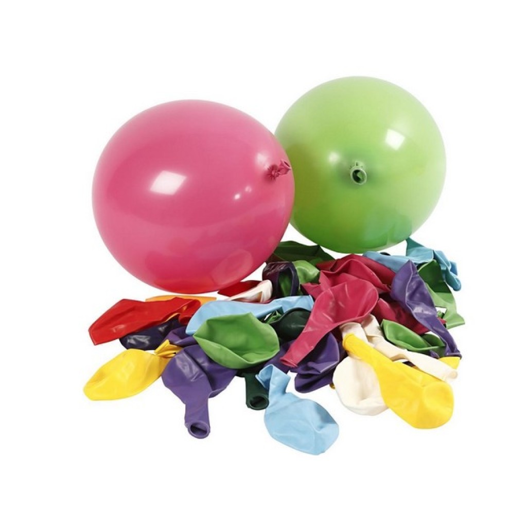 mechanisch staking Mus Happy Moments Ballonnen 23cm rond assorti (pak 100 stuks) - Office1  Kantoorartikelen