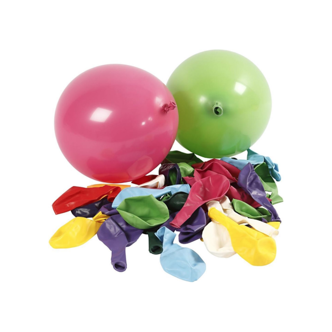 Happy Moments Ballonnen 23cm rond assorti (pak 100 stuks)