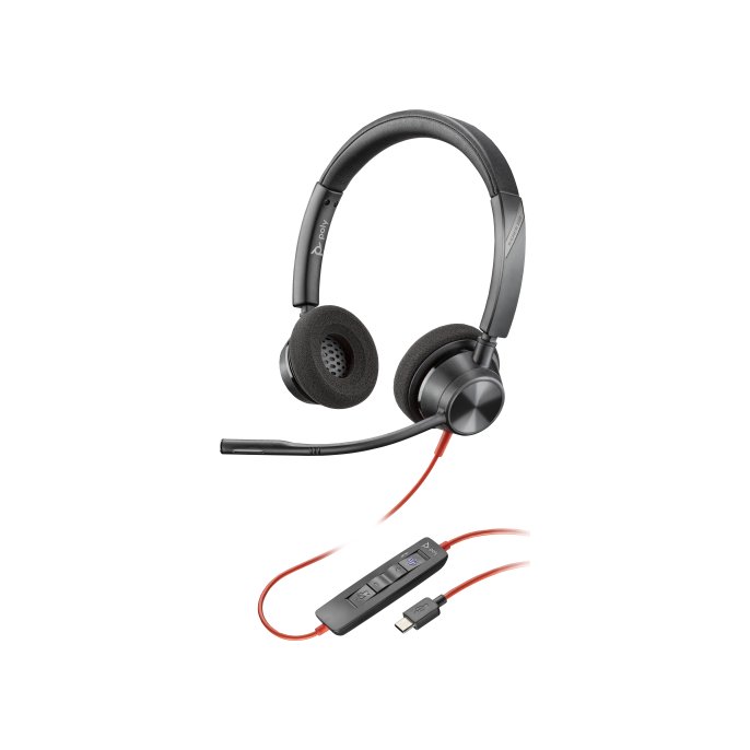 Headset Poly BW 3320 Stereo USB-C +adapt