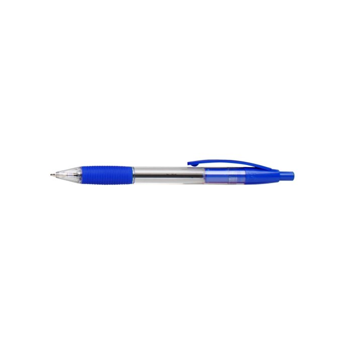 IKON K5 Retract Balpen. 0.7 mm. Blauw (pak 10 stuks)