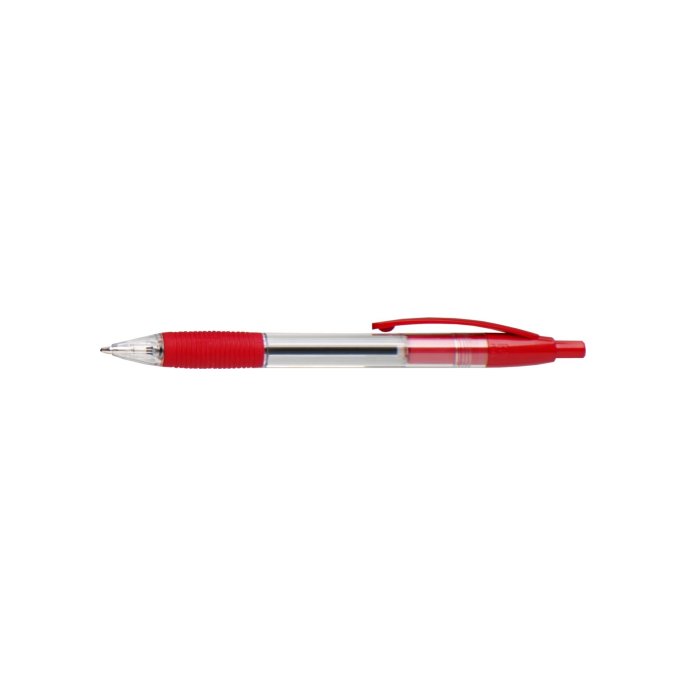 IKON K5 Retract Balpen. 0.7 mm. Rood (pak 10 stuks)