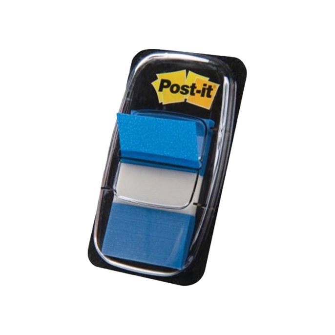 Index Post-it 25x43 blauw/pak 50