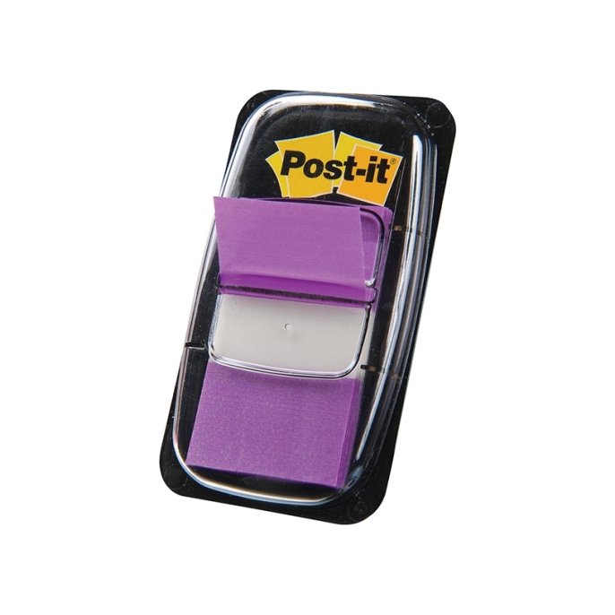 Index Post-it 25x43 paars/pak 50