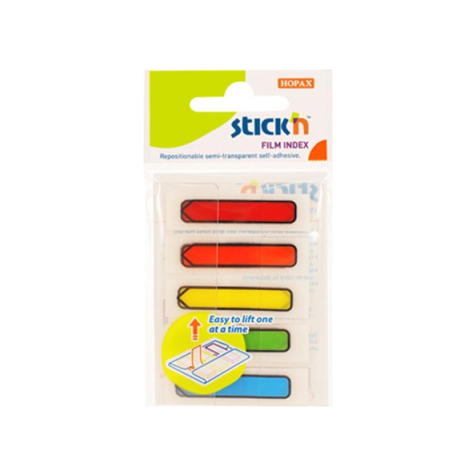 Index Stickn 45x12mm assorti (5 stuks)x20