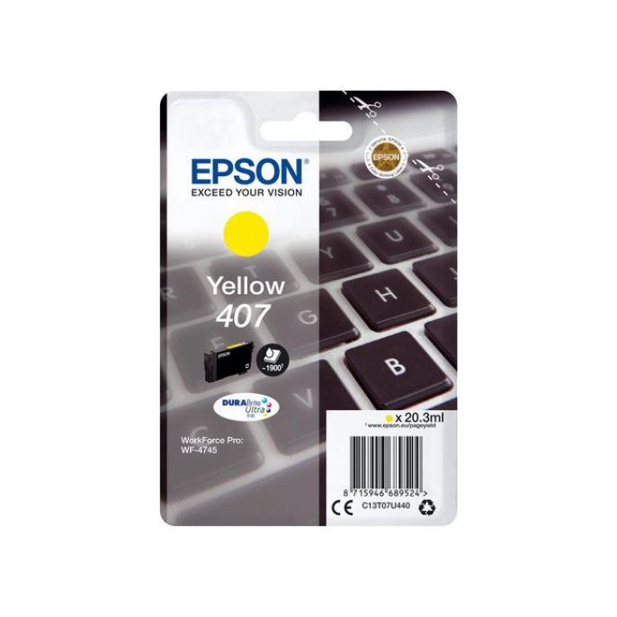 Inkjet Epson 407 C13T07U440 geel