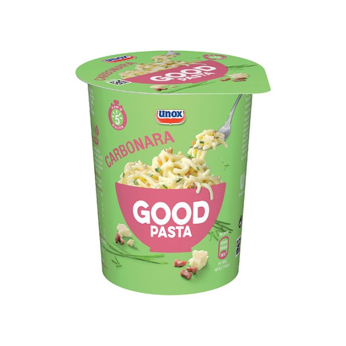 Instant pasta carbonara cup/pk8