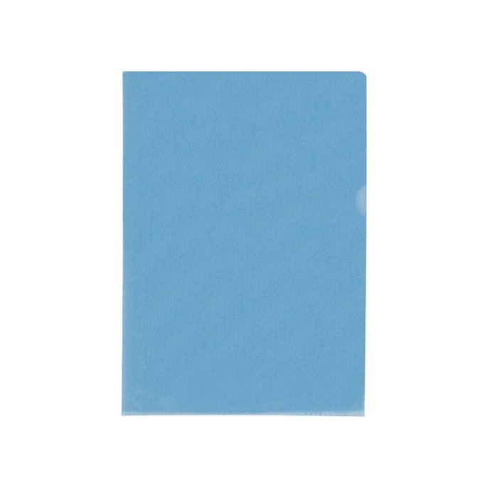 Insteekmap A4 L PP 0.11 blauw (100 stuks)