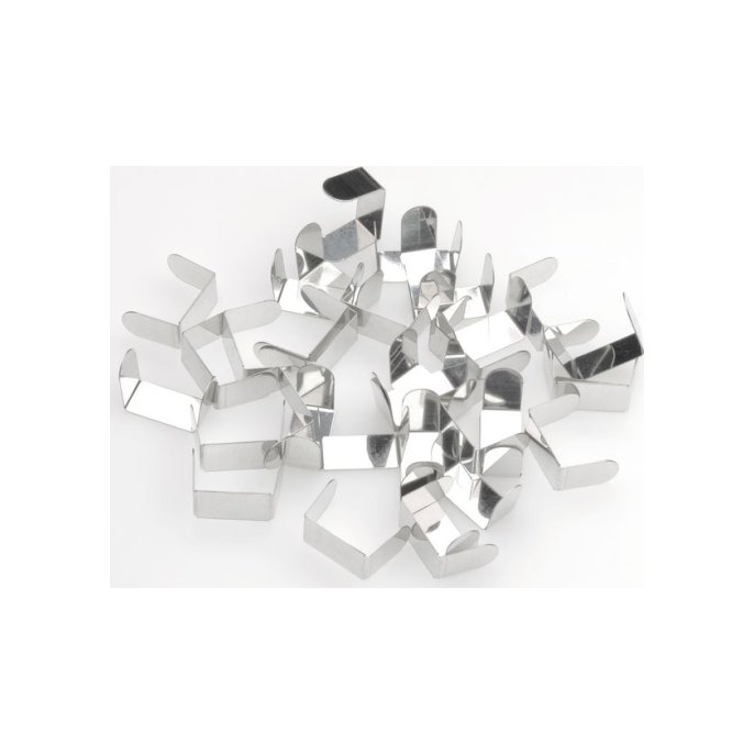 JALEMA Clips tbv Archiefdozen Zilver (doos 200 stuks)