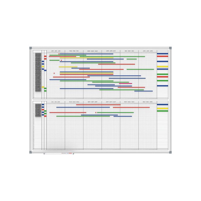 Jaarplanner Maul 90x120cm 2x6maand