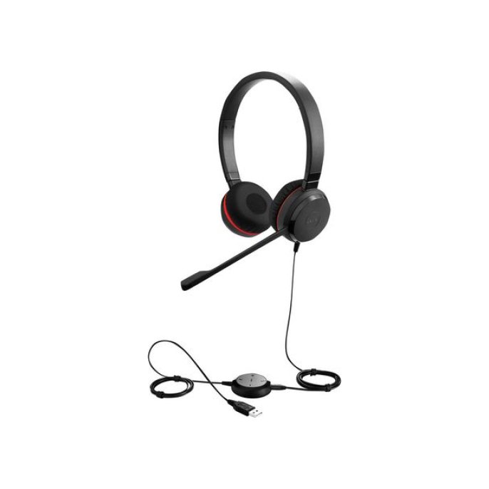 Jabra Evolve 30 II MS On-Ear Headset USB / 35mm jack Stereo