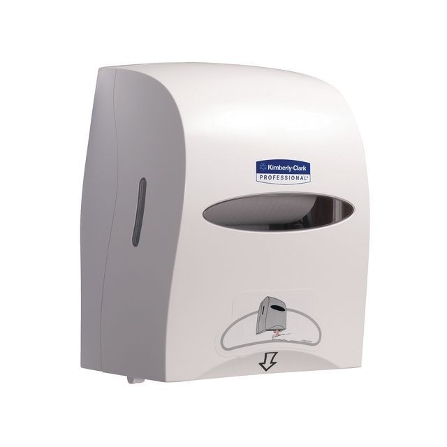 Kimberly-Clark Professional Elektronisch No Touch Handdoekroldispenser. Wit