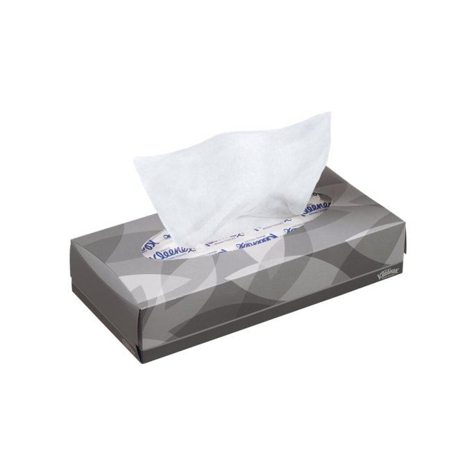 Kleenex® Facial Tissues in dispenserdoos. 2-laags (pak 100 stuks)