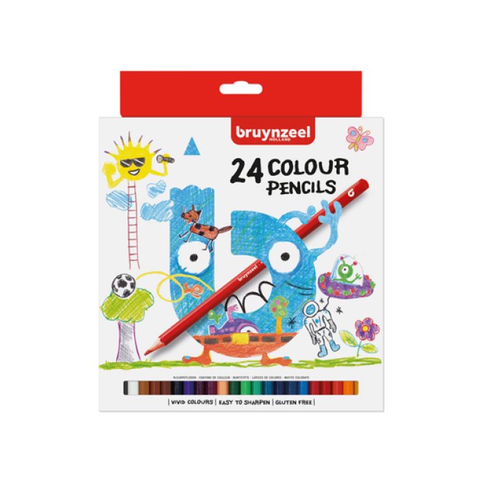 Kleurpotlood Bruynzeel kids ds24/ass