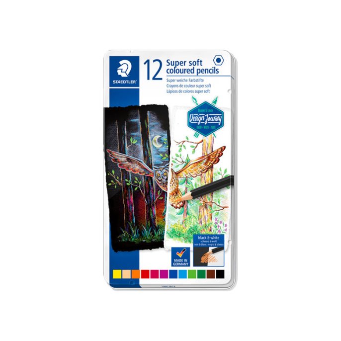 Kleurpotlood STAEDTLER super soft (12 stuks)