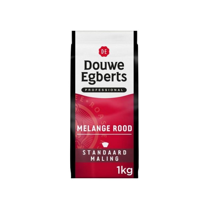 Koffie DE standaardmaling rood 1000g