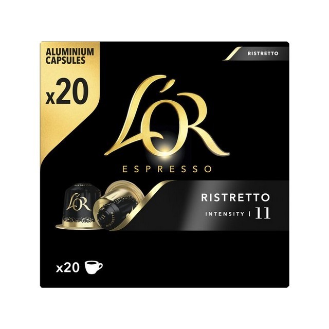 L OR Koffiecups Espresso Ristretto UTZ (20 stuks)