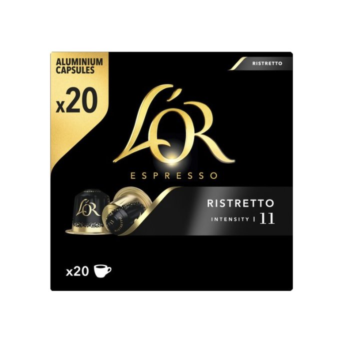 L OR Koffiecups Espresso Ristretto UTZ (20 stuks)