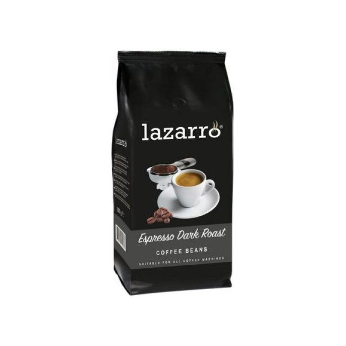 LAZARRO Espresso Dark Roast Koffiebonen (pak 1000 gram)