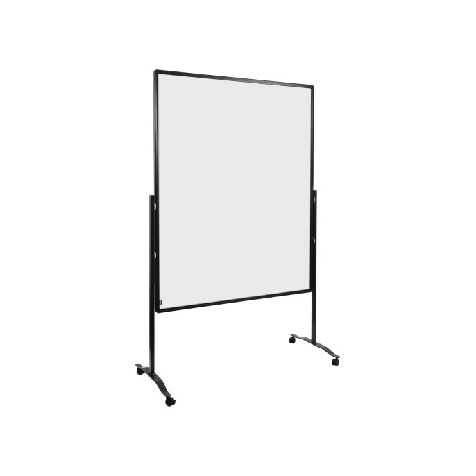 LEGAMASTER PREMIUM PLUS Scheidingswand 1500 x 1200 mm Geëmailleerd staal Wit met zwart frame