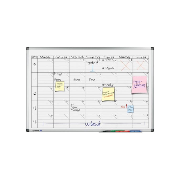 LEGAMASTER Premium Projectplanner Weekplanner 35 dagen Horizontaal 60 x 90 cm