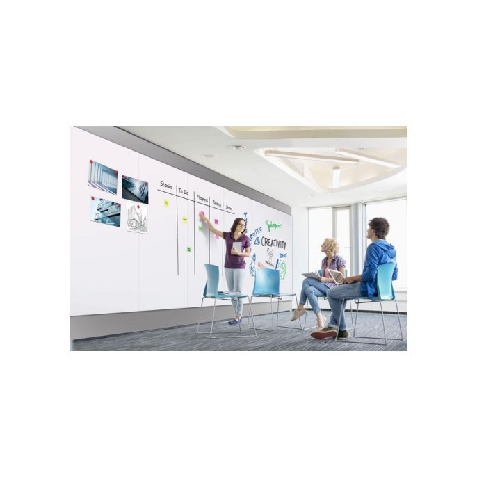 LEGAMASTER WALL-UP Whiteboard Magnetisch Email 1195 x 2000 mm