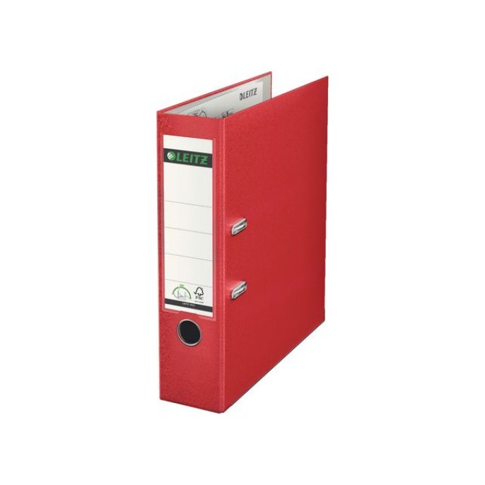 LEITZ 180° Ordner A4 Rugbreedte 80 mm Karton met PP Rood