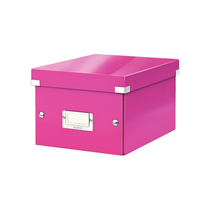 LEITZ Archiefdoos Click & Store klein Roze