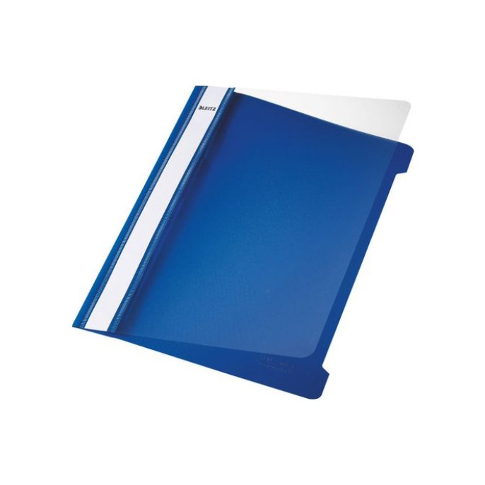 LEITZ Snelhechtmap A5 PVC 250 vel Blauw (pak 25 stuks)