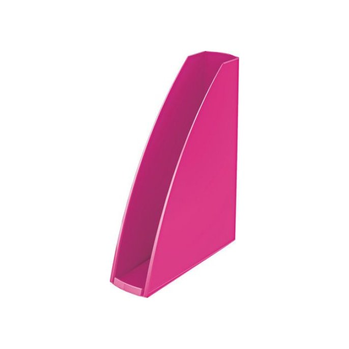 LEITZ WOW-tijdschriftcassette van polystyreen 60 mm metallic roze