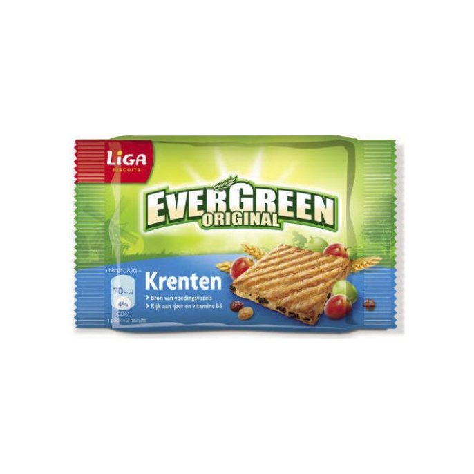 LIGA Evergreen Original krenten (pak 24 stuks)