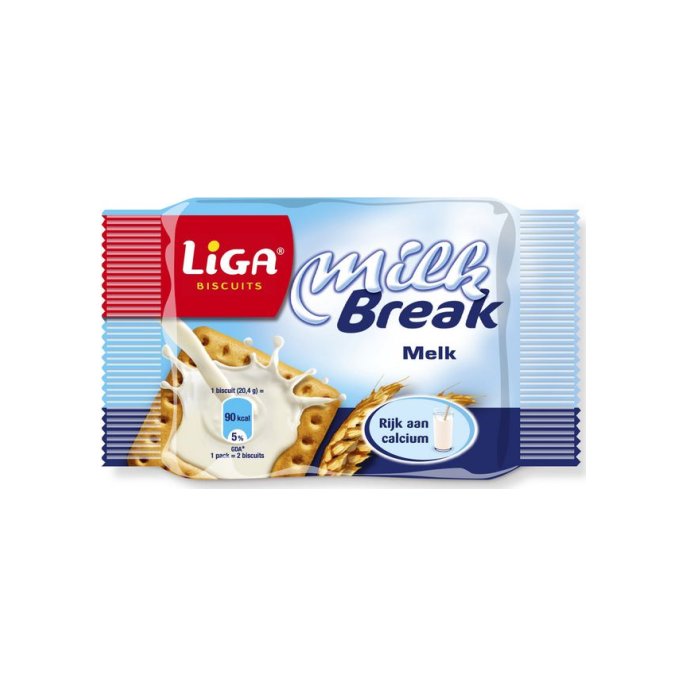 LIGA Milkbreak Melk (pak 24 stuks)