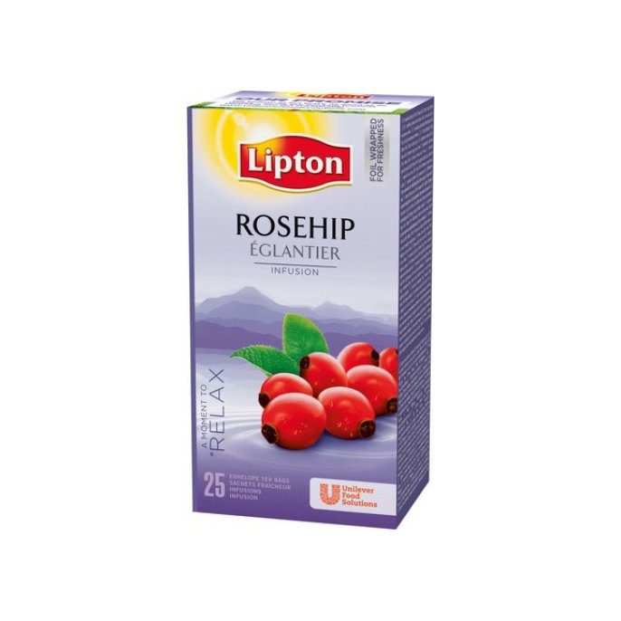 LIPTON Thee Rozebottel 2 gram per zakje (pak 150 stuks)