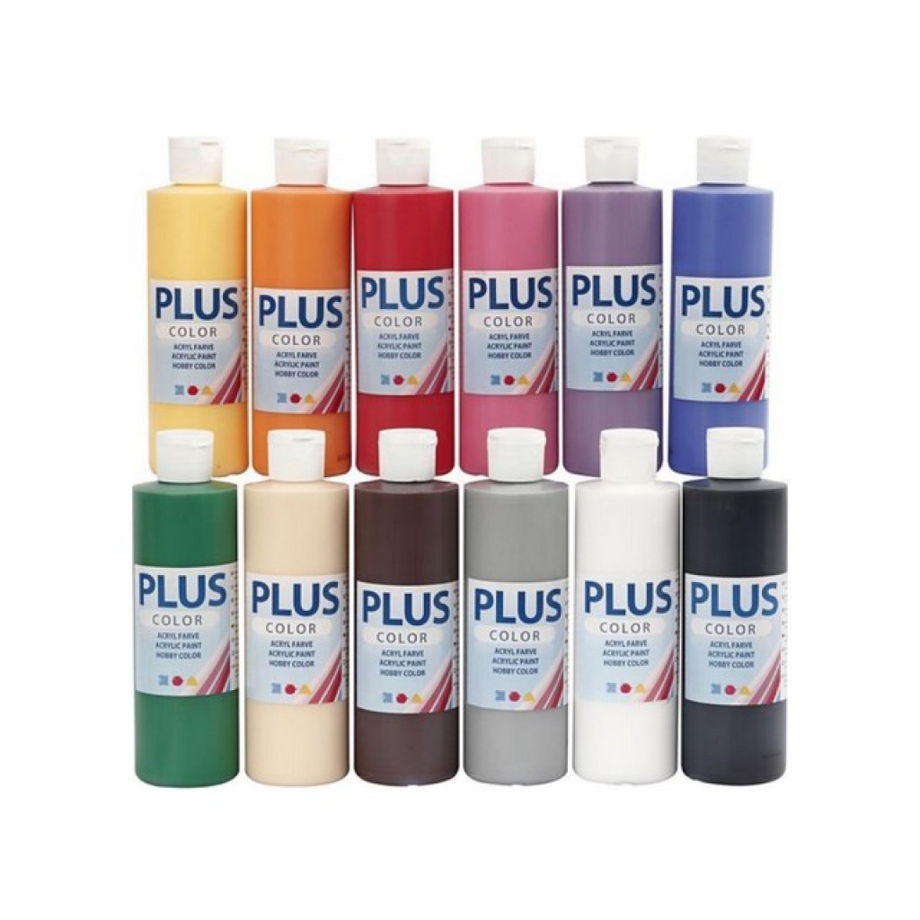 Stuwkracht effect Overtollig LUCART acrylverf. 250 ml. kleuren assorti (doos 12 flessen) - Office1  Kantoorartikelen